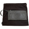 Load image into Gallery viewer, Akris Dark Green Ostrich Leather Wristlet