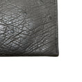 Load image into Gallery viewer, Akris Dark Green Ostrich Leather Wristlet