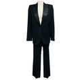 Load image into Gallery viewer, Chloe Black Noir Wool Blazer and Pants Suit Set