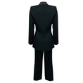 Load image into Gallery viewer, Chloe Black Noir Wool Blazer and Pants Suit Set