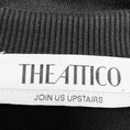 Load image into Gallery viewer, The Attico Black Logo Embossed Crewneck Fleece Sweatshirt and Carter Lounge Pants