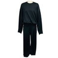 Load image into Gallery viewer, The Attico Black Logo Embossed Crewneck Fleece Sweatshirt and Carter Lounge Pants