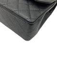 Load image into Gallery viewer, Chanel 2013 Black Caviar Leather Double Flap Shoulder Bag