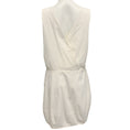 Load image into Gallery viewer, Chloe White Cotton Silk Sleeveless Dress
