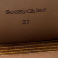 Load image into Gallery viewer, See by Chloe Beige Polished Leather Cap Toe Pull On Ankle Boots