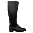 Load image into Gallery viewer, Sarah Flint Black Tall Leather Flat Boots