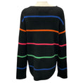 Load image into Gallery viewer, The Elder Statesman Black Multi Striped Cashmere Knit Sweater