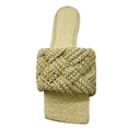 Load image into Gallery viewer, Bottega Veneta Natural Maxi Tubolare Intreccio Raffia Lido Sandal