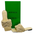Load image into Gallery viewer, Bottega Veneta Natural Maxi Tubolare Intreccio Raffia Lido Sandal