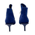 Load image into Gallery viewer, Marino Fabiani Royal Blue Crystal Embellished Suede Booties