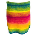 Load image into Gallery viewer, The Elder Statesman Rainbow Multi Cashmere Knit Mini Skirt