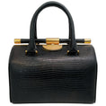 Load image into Gallery viewer, Tyler Ellis Black Lizard Small Jamie Doctor Bag