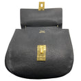 Load image into Gallery viewer, Chloe Black Leather Drew Small Saddle Bag