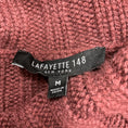 Load image into Gallery viewer, Lafayette 148 New York Burgundy Turtleneck Sleeveless Cable Knit Cashmere Sweater