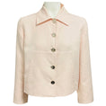 Load image into Gallery viewer, Akris Light Pink Collared Cropped Button Front Jacket