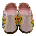 Load image into Gallery viewer, Manolo Blahnik Pink Multi Floral Mesh Verdino Verona Flats