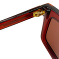 Load image into Gallery viewer, Bottega Veneta Red / Gold BV10055 Sunglasses