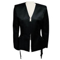 Load image into Gallery viewer, Alyx Black Flared Zip Front High Low Blazer Jacket