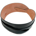 Load image into Gallery viewer, Michael Kors Collection Black Patent Leather Wide Belt