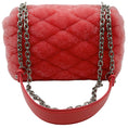 Load image into Gallery viewer, Louis Vuitton Pink Shearling Shoulder Bag with Logo Turn Lock