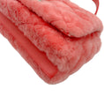 Load image into Gallery viewer, Louis Vuitton Pink Shearling Shoulder Bag with Logo Turn Lock