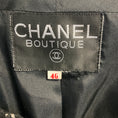 Load image into Gallery viewer, Chanel Boutique Vintage Black / White / Charcoal Grey Tweed Jacket and Skirt Set