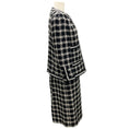 Load image into Gallery viewer, Chanel Boutique Vintage Black / White / Charcoal Grey Tweed Jacket and Skirt Set