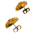 Load image into Gallery viewer, Fendi Vintage Gold Plated Round Filigree Earrings