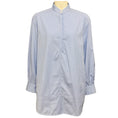 Load image into Gallery viewer, Altuzarra Cornflower Blue Amara Striped Cotton Top