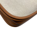 Load image into Gallery viewer, Hermes Beige / Cognac Toile / Clemence Leather Evelyne III GM