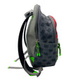 Load image into Gallery viewer, Gucci Grey / Red / Green Multi GG Nylon Backpack