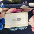 Load image into Gallery viewer, Erdem Navy / Pink Essie Floral Short Sleeved Jersey Midi Dress