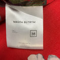 Load image into Gallery viewer, Magda Butrym Red Lesina Floral Printed Silk Mini Dress