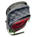 Load image into Gallery viewer, Gucci Grey / Red / Green Multi GG Nylon Backpack