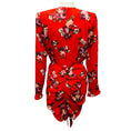 Load image into Gallery viewer, Magda Butrym Red Lesina Floral Printed Silk Mini Dress