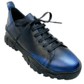 Load image into Gallery viewer, Henry Beguelin Metallic Blue Elletrico Sneakers
