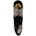 Load image into Gallery viewer, Jimmy Choo Black Metallic Distressed Platform Ankle Boots