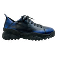 Load image into Gallery viewer, Henry Beguelin Metallic Blue Elletrico Sneakers
