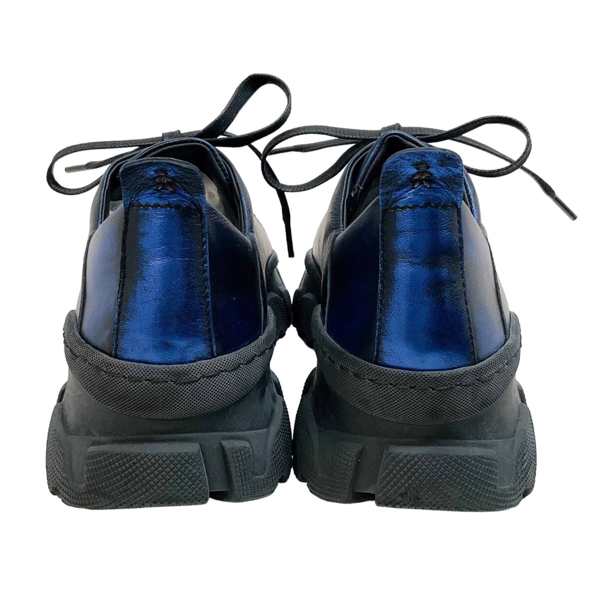 Henry Beguelin Metallic Blue Elletrico Sneakers