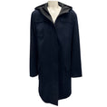 Load image into Gallery viewer, Akris Punto Navy / Black Reversible Wool and Tessuto Coat