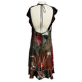 Load image into Gallery viewer, Fendi Purple / Red Multi Pearl Embellished Velvet Dress