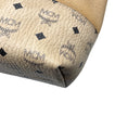 Load image into Gallery viewer, MCM Beige Leather Wilder Visetos Leather Shopper Tote Handbag