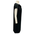 Load image into Gallery viewer, Moschino Black Bow Detail Crepe Dress