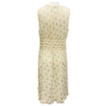 Load image into Gallery viewer, Derek Lam Ivory / Gold Metallic Polka Dot Print Sleeveless Silk Dress