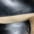 Load image into Gallery viewer, Tod's Black Double Top Handle Genuine Leather Tote Handbag