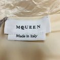 Load image into Gallery viewer, McQueen Oyster Smashed Satin Asymmetric High Neck Top