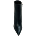 Load image into Gallery viewer, Cult Gaia Black Leather Zelma Chain Heel Booties