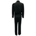 Load image into Gallery viewer, Maison Martin Margiela Black Long Sleeved Cinched Waist Crepe Jumpsuit