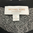 Load image into Gallery viewer, Michael Kors Collection Banker Melange Python Jacquard Stretch Viscose Short Sleeve Sweater