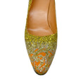Load image into Gallery viewer, Maison Margiela Gold Metallic Distressed Glitter Pumps